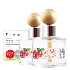 플렌느 프리미엄 차량용 디퓨저 50ml 본품, 레드프룻, 2개