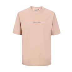 티아이포맨반팔 티아이포맨 남성용 TUNED 로고 자수 티셔츠 이너핏 M204MTS702M