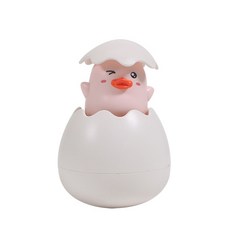 베이블퓨어리 유아 목욕놀이 장난감 에그퐁 삐약이, 핑크