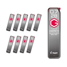파이롯트 네옥스 그라파이트 샤프심 2B HRF7G-20, 0.7mm, 10개