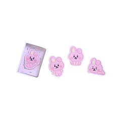 모노폴리 BT21 BABY 레더스티커 4종 세트, 쿠키, 1세트