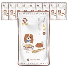 네츄럴코어 반려동물 보양죽 120g, 오리 + 황태 혼합맛, 10개