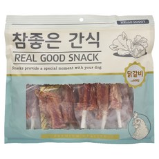 참좋은간식 헬로도기 강아지 간식 600g, 닭갈비, 1개