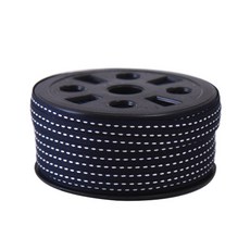 봄91 스티치 리본 5mm, KS 25 네이비, 90m