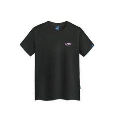 진마니아 L00K 자수 패치 라운드 빅사이즈 반팔티 TS-702