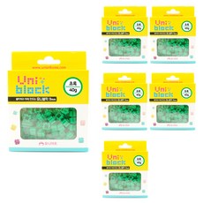 유니아트 4000 유니블럭 40g x 6p, 초록