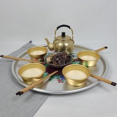 PAULUS 黃銅色米酒碗 1L 4人用, 混色, 1組