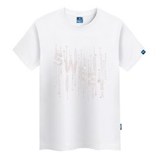 진마니아 큐빅스위트 라운드 남녀공용 빅사이즈 반팔티 TS-127