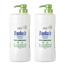 로픈 바오밥 21차 샴푸, 1000ml, 2개