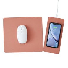 파우트 15W 초고속 무선충전 마우스패드 분리형 HANDS3 SPLIT, 로즈베이지, 1개