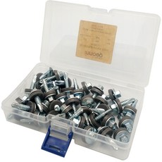 Ino工具防水六角螺絲 灰色 32mm*40入+盒子, 1套