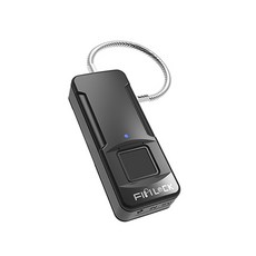 피피락 블루투스 지문인식 자물쇠 P4 PRo 블랙, 1개