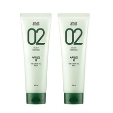 아모스 녹차실감 헤어팩, 250ml, 1개