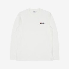휠라 에센셜 스몰 로고 긴팔티 FS2RLC3101X