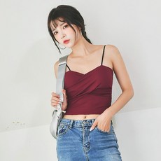 코코드림 슬림핫걸 꼬임 크롭 나시 브라탑 1908