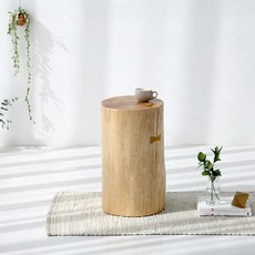 마켓비 TUFFY 통나무 스툴 45 SM0002, 내추럴