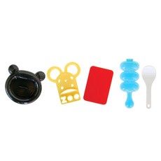 동물 카레밥 만들기 + 주먹밥 메이커 세트, 팬더, 1세트