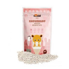 Minishow 햄스터 화장실 냄새 없애주는 모래 사과향 MS022, 1kg, 4개
