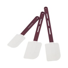 호레카 고열 알뜰주걱 3종, 혼합색상, 1세트