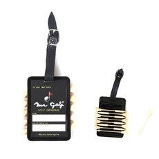미스터골프 명찰티 홀더 2p, 블랙
