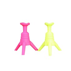 버디79 삼삼 높이조절가능 실리콘 골프티 2p, 랜덤발송