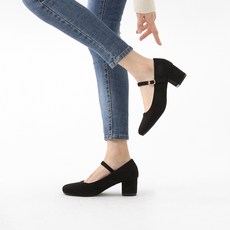 네리아 스웨이드 펌프스힐 NB0504-4