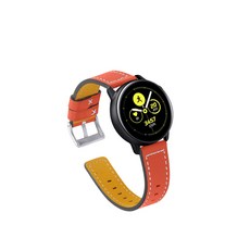 인뮤즈 갤럭시워치 호환 42mm 데일리 가죽 시계줄, 레드