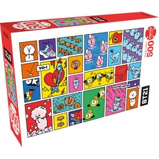 대원앤북 BT21 포커스 온 미 직소퍼즐 DW500-146, 500피스, 혼합색상