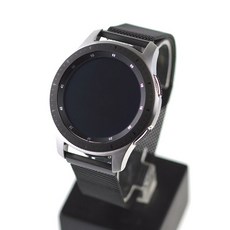 갤럭시 프론티어/기어S3/워치3 22mm 자석 매쉬 밴드 (45/46mm 호환 가능), 블랙, 1개