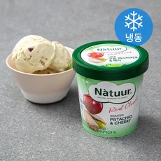 나뚜루 구운 피스타치오 & 체리 파인트 아이스크림 (냉동), 474ml, 1개
