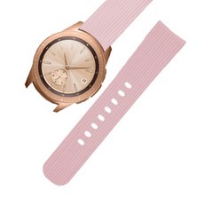 인뮤즈 갤럭시워치 호환 42mm 우레탄 젤리 시계줄, 베이비핑크, 1개