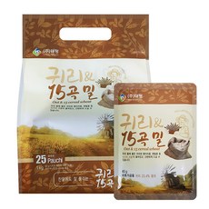 귀리 15곡 밀, 40g, 25개