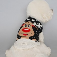 바이담수미 강아지 루돌프 니트, 네이비