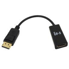 인네트워크 Displayport 1.2 to HDMI 컨버터 케이블 IN-DPH19, 1개
