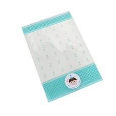 체크봉투 300p + 고깔보이 스티커 300p, 민트, 1세트