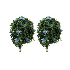 FORES 按迷你繡球花西洋鏡成分小 2p, 藍色
