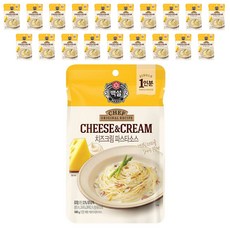 백설 치즈 크림 파스타 소스 파우치, 140g, 20개