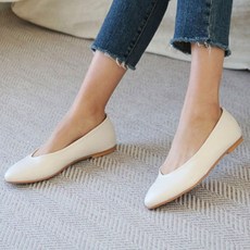 화이트플랫슈즈