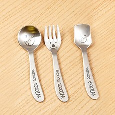 윙커 미니 스푼 3종 세트 + 자몽 스푼, 없음, 1세트, 스푼 + 아이스크림스푼 + 포크 + 자몽스푼