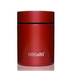 HiKaRi 스텐 보온 도시락통, 레드, 200ml