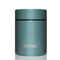 HiKaRi 스텐 보온 도시락통, 카키, 200ml