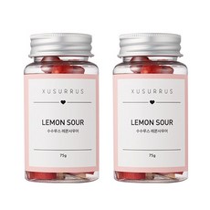 수수루스 수제 캔디 레몬 사우어 임부간식, 75g, 2개