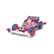 TAMIYA Mini 4WD Pig Racer Super-II 迷你車 18089 + Atomic Tuned 2 Motor 15486, 混色, 1套