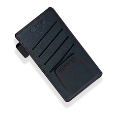 카이르 차량용 썬바이저 카드포켓 블랙 15.5 x 8.5 x 0.5 cm, 1개