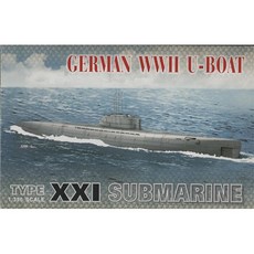 AFV CLUB 1/350 德國二戰 U-Boat XXI 潛艇塑料型號 73501, 1個