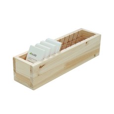 스스디 삼나무 원목 명함꽂이, 혼합색상, 1개