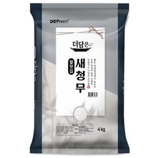 더담은 2021년산 햅쌀 새청무 백미, 1개, 4kg(상등급)