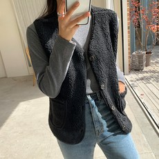 엔비룩 핫팩 양털 조끼