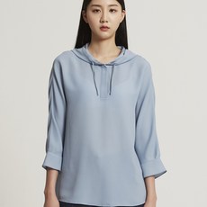 올리비아로렌 A라인 오버핏 후드형 블라우스 VOCNLWF7231