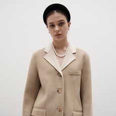 노프라 여성용 배색 자켓